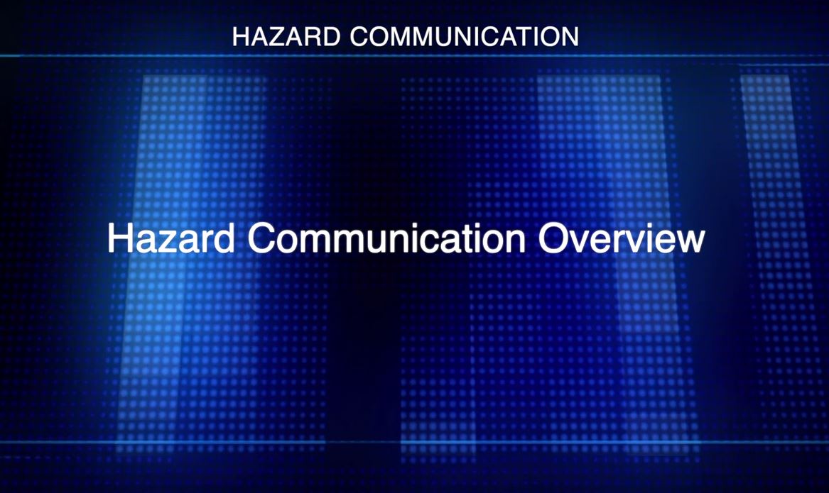 Overview Safety Training Video on HAZCOM